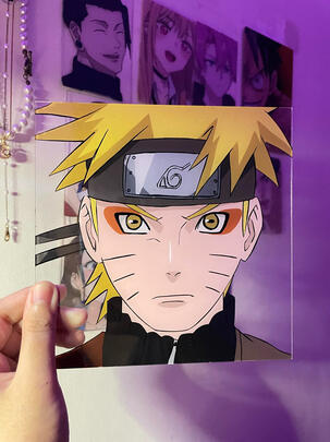 Naruto Glass Painting